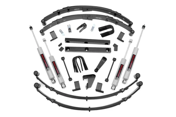 Rough Country 4 Inch Lift Kit Jeep Wrangler YJ 4WD (1987-1995)