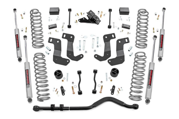 Rough Country 3.5 Inch Lift Kit Jeep Wrangler 4xe 4WD (21-23)