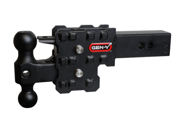 Gen-Y Phantom-X 2.5in Solid Shank 2.5in Drop 1.6K TW 16K Hitch w/GH-051 & GH-032 (No Flat Towing) - GH-2422X