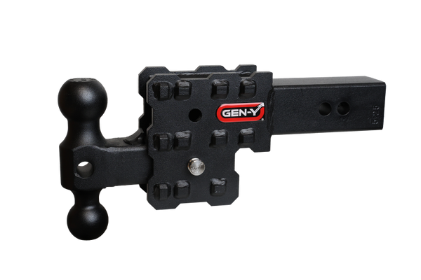 Gen-Y Phantom-X 2in Solid Shank 2.5in Drop 1K TW 10K Hitch w/GH-031 (No Flat Towing) - GH-2612X