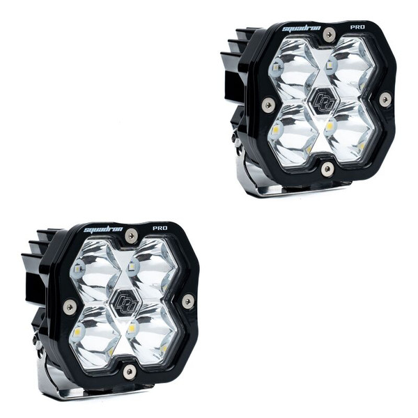Baja Designs Squadron 2.0 Pro (Pair) LED Spot / No Harness - 4978012NH