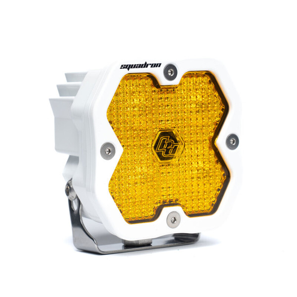 Baja Designs Squadron 2.0 Sport LED Work/Scene - Baja Amber w/White Housing - 550016WT2