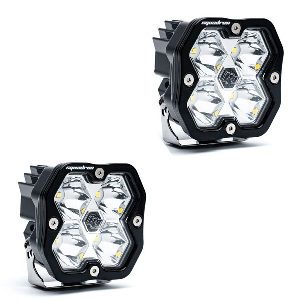 Baja Designs Squadron 2.0 Sport (Pair) LED Spot / No Harness - 5578012NH