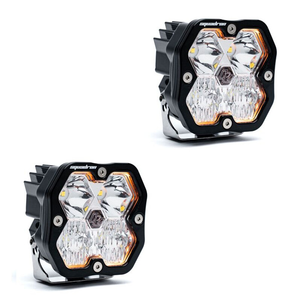 Baja Designs Squadron 2.0 Sport (Pair) LED Driving/Combo / No Harness - 5578032NH