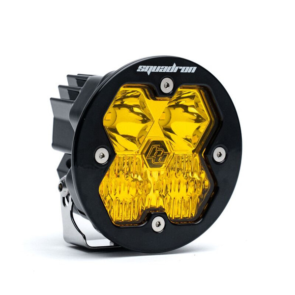 Baja Designs Squadron-R 2.0 Sport LED Driving/Combo (Single Light) - Baja Amber - 5800132