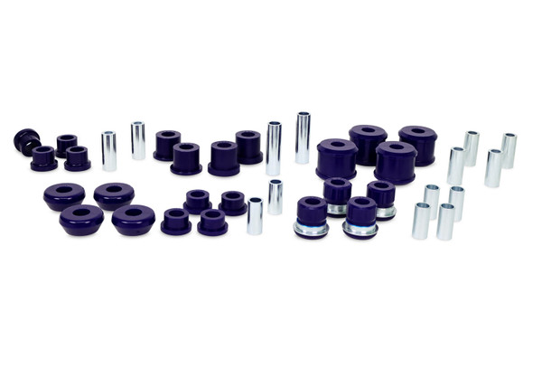 SuperPro 90-97 Mitsubishi Montero LS Control Arm & Trailing Arm Bushing Kit - (65mm Trailing Arm) - KIT5108K