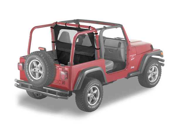 Bestop 03-06 Jeep Wrangler TJ Windjammer (Black Diamond) - 80032-35
