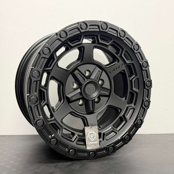 CARBON ARMOR FR3B 17X9 5.114/127 ET-12 CB71.5  GLOSS BLACK LIP