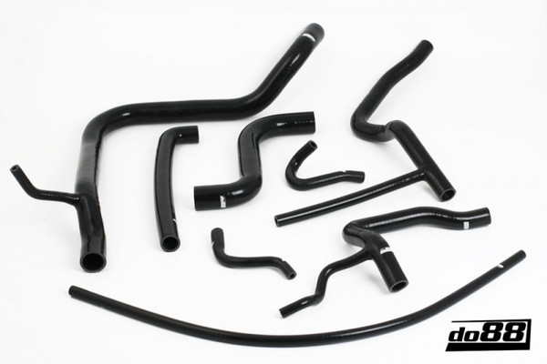do88 SAAB 900 Turbo T8 81-89 Coolant Hoses Black - DO88-KIT131S