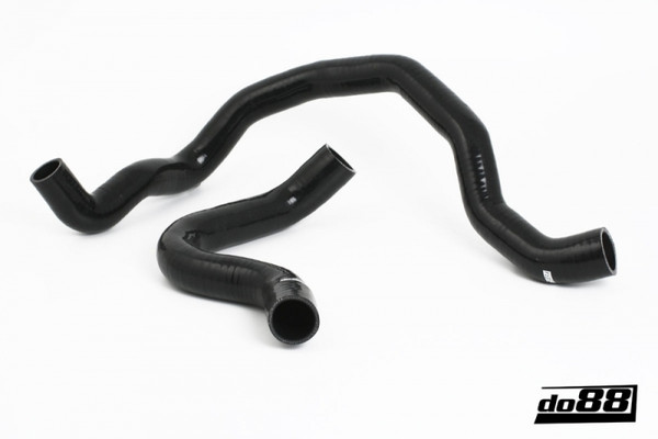 do88 Volvo S60/V70/XC70 D5 01-06 Radiator Hoses Black - DO88-KIT135S