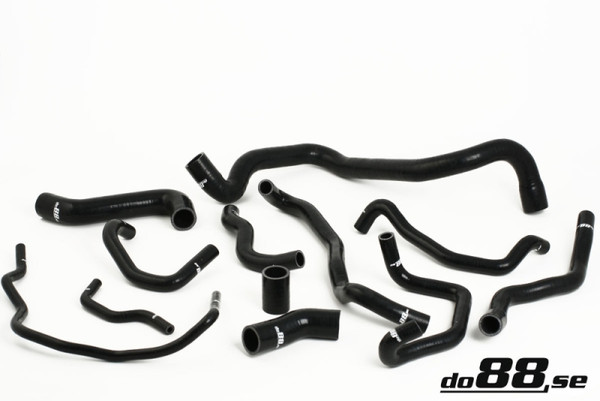 do88 Audi S3/TT/Seat Leon Cupra R 1.8T Coolant Hoses - Black - DO88-KIT78S