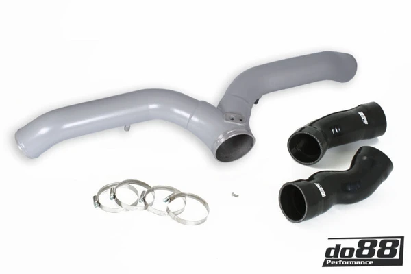 do88 Porsche 997.1 Turbo Y-Pipe Silver for do88 ICM-200 Intercooler - TR-140SI-ICM200