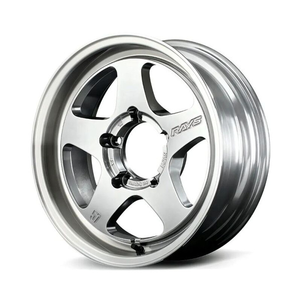 Gram Lights 57FR-X 16x5.5 +00 5-139.7 Sunlight Silver/Rim DC Wheel - WGFXEF00JZAZ