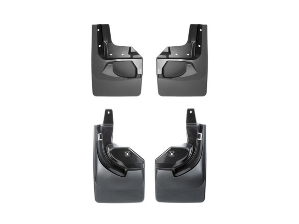 WeatherTech 24-26 Jeep Wrangler 2-Door Front & Rear Mudflaps - Black - 110100-120097