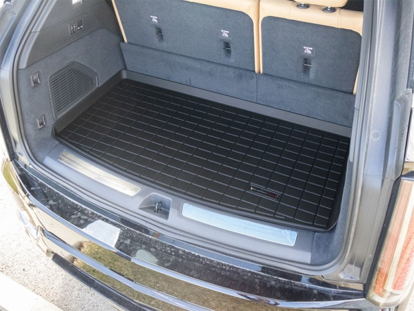 WeatherTech 25-26 Cadillac Escalade IQ Behind 2nd Row Cargo Liners - Black - 401841