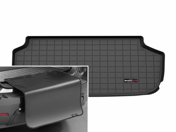 WeatherTech 2026 Hyundai Ioniq 9 Behind 3rd Row Cargo Liner w/Bumper Protector - Black - 401866SK