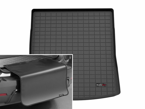 WeatherTech 2026 Cadillac Vistiq Trunk Cargo Liner w/Bumper Protector - Black - 401876SK