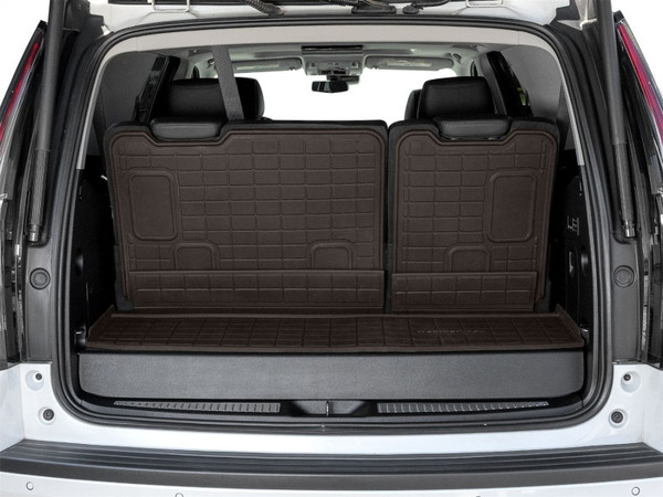 WeatherTech 18-20 Chevrolet Tahoe Behind 3rd Row Seating Seatback Cargo Liners HP - Cocoa - 431731IM