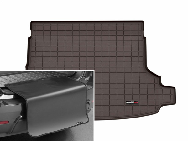 WeatherTech 25-26 Subaru Forester Hybrid Trunk Cargo Liner w/Bumper Protector - Cocoa - 431880SK