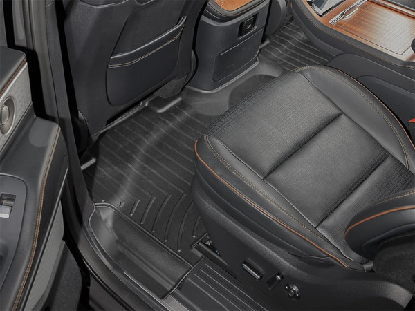 WeatherTech 25-26 Lincoln Navigator 2nd Row Rear FloorLiner 2pc - Black - 4419485
