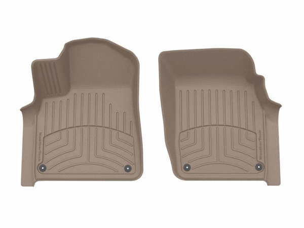 WeatherTech 17-25 Audi Q7 1st Row Front FloorLiner HP - Tan - 458871IM