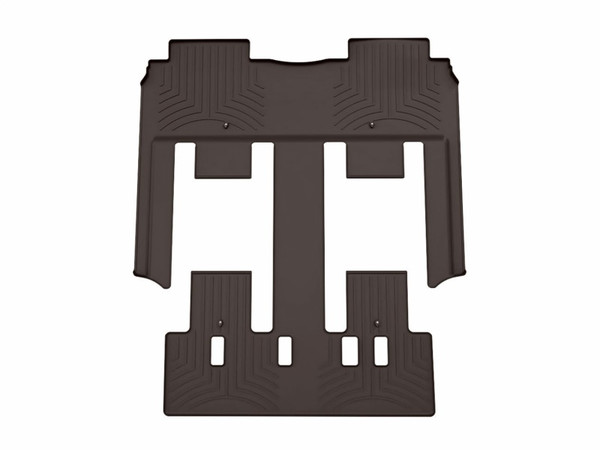 WeatherTech 25-26 Hyundai Carnival Hybrid 2nd & 3rd Row Rear FloorLiner - Cocoa - 4719113
