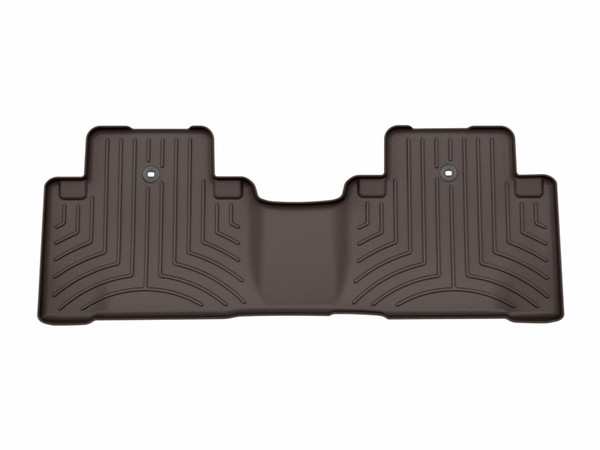 WeatherTech 14-23 Acura MDX 2nd Row Rear FloorLiner HP - Cocoa - 475762IM