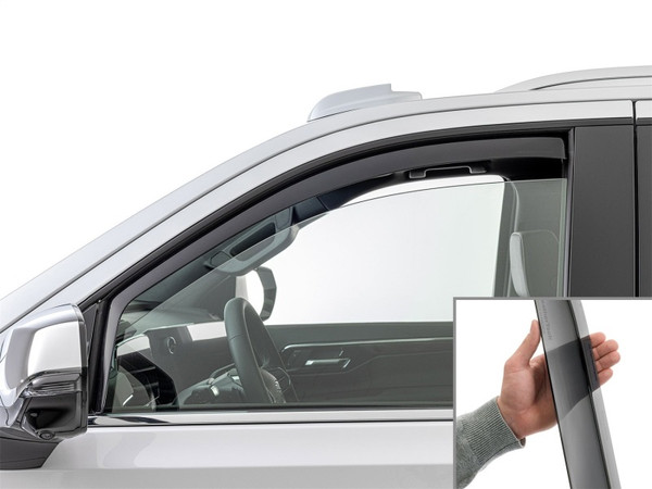 WeatherTech 21-26 Cadillac Escalade Front Front Side Window Deflectors-Dark Tint - 801010IM