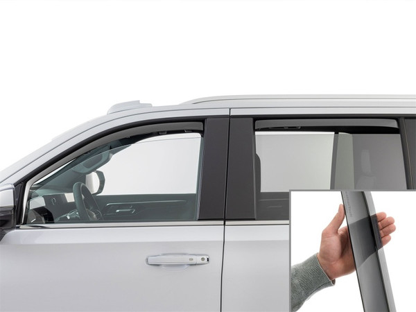 WeatherTech 21-25 Cadillac Escalade ESV Front Rear Side Window Defl-Dark Tint - 841010IM