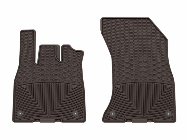 WeatherTech 18-25 Audi Q5 1st Row Front All-Weather Floor Mats - Cocoa - W651CO