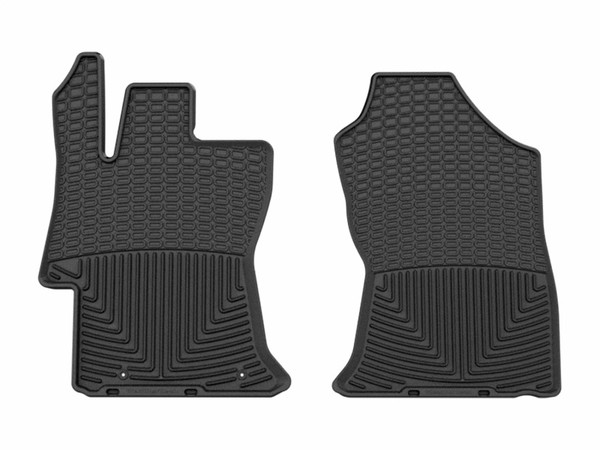 WeatherTech 18-23 Subaru Crosstrek 1st Row Front All-Weather Floor Mats - Black - W673