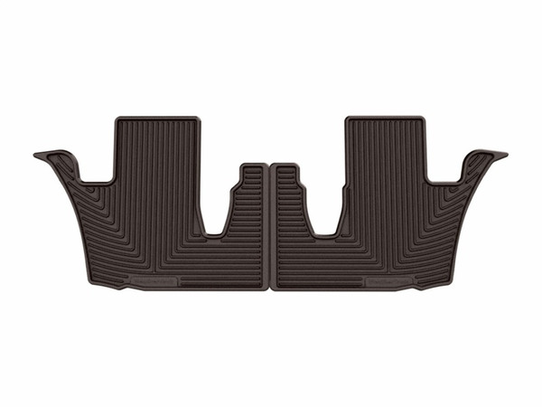 WeatherTech 24-26 Lexus TX 2nd Row Rear All-Weather Floor Mats - Cocoa - W677CO