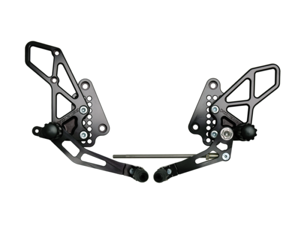 Vortex Racing 99-21 Suzuki GSX-R1300 R Hayabusa Rear Set- Black - RS532K