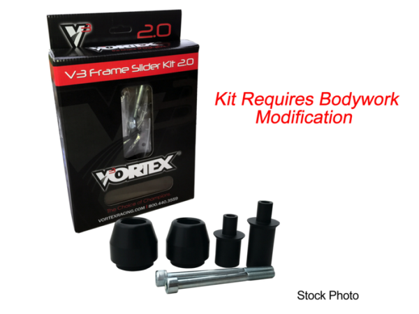 Vortex Racing 13-16 Ducati Monster 821 V3 2.0 Frame Slider Kit- Modification Required - SR207