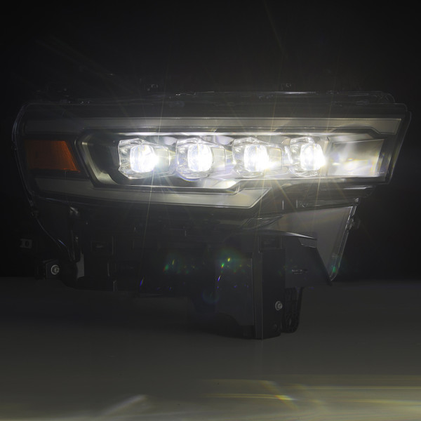 AlphaRex 25-26 Dodge Ram 1500 NOVA LED Proj Headlights- Black w/Activ Lit/ Seq Signal/Switchbk DRL - 880891