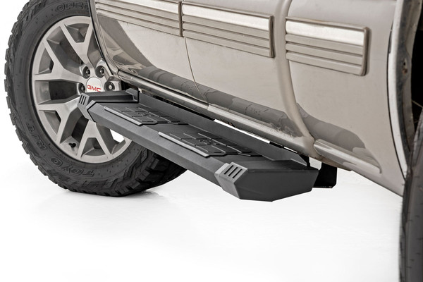 Rough Country HD2 Aluminum Running Boards Ext Cab | Chevy/GMC 1500/2500HD (99-06 & Classic)