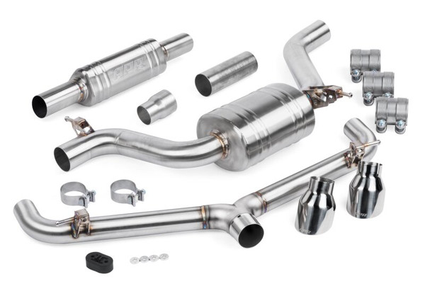 APR 20-21 Volkswagen GTI TRC (MK7.5) Catback Exhaust System (w/ Front Muffler) - CBK0039