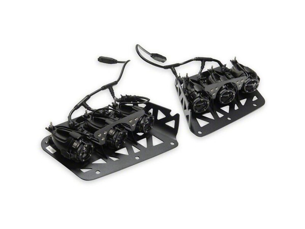 Raxiom 21-26 Bronco Tri-Glo Bumper Mounted LED Fog Light Kit - FB33913