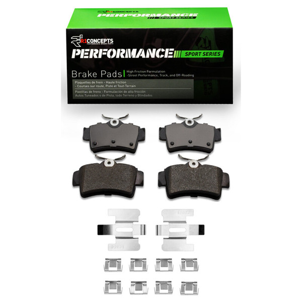 R1 94-04 Ford Mustang Rear Performance Sport Pads & Hardware Kit - 2115-0627-11