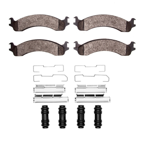 R1 00-02 Dodge Ram 2500 Front Super Duty Pads & Hardware Kit - 2214-0821-01