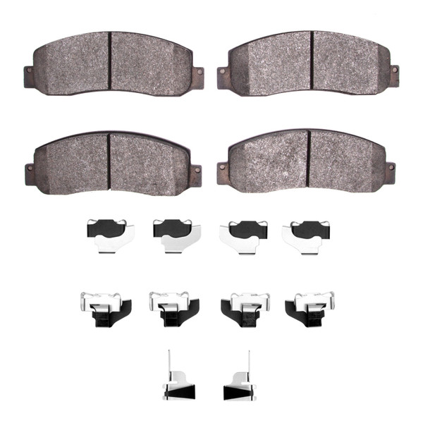 R1 2005-2012 Ford F-250 4WD (Super Duty) Front R1 Super Duty Pads & Hardware Kit - 2214-1069-01