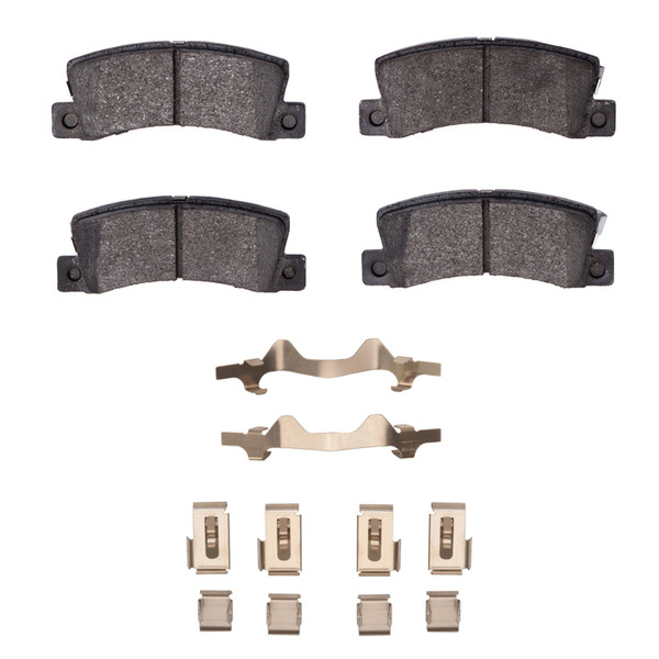 R1 86-93 Toyota Celica Rear Ceramic Pads & Hardware Kit - 2310-0325-02