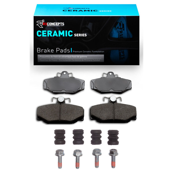 R1 88-00 Volvo 850 Rear Ceramic Pads & Hardware Kit - 2310-0391-01