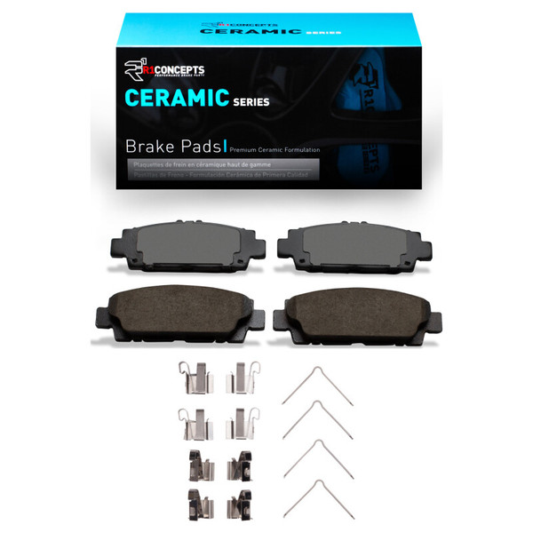 R1 90-92 Lexus LS400 Rear Ceramic Pads & Hardware Kit - 2310-0488-01