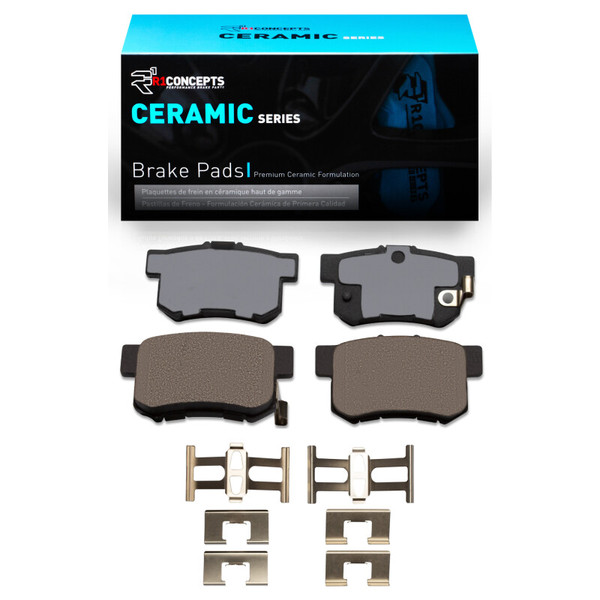 R1 99-04 Acura RL Rear Ceramic Pads & Hardware Kit - 2310-0536-02