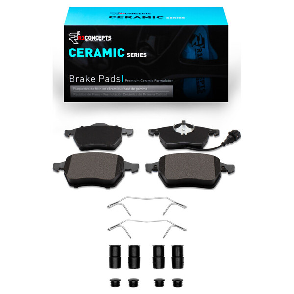 R1 99-10 Audi TT Quattro Front Ceramic Pads & Hardware Kit - 2310-0687-11