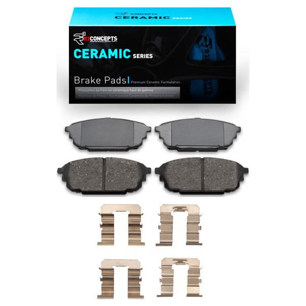R1 01-03 Mazda Protege Rear Ceramic Pads & Hardware Kit - 2310-0892-01