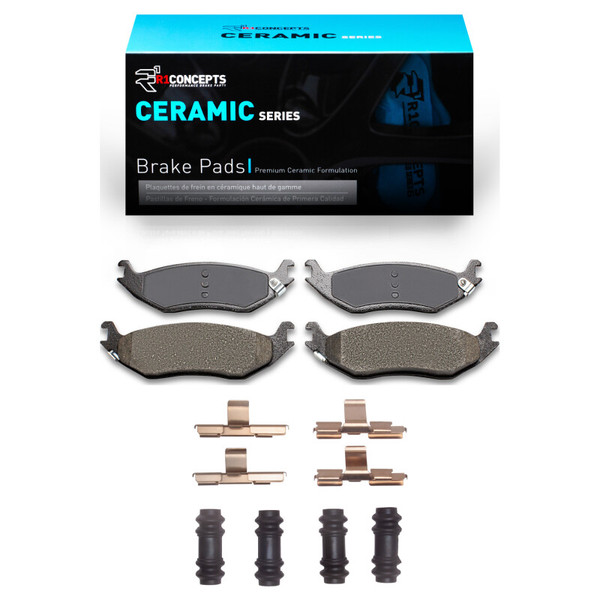 R1 2002-2024 Chrysler Aspen Rear R1 Ceramic Pads & Hardware Kit - 2310-0898-01