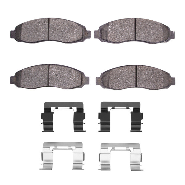 R1 2003-2004 Dodge Dakota RWD Front R1 Ceramic Pads & Hardware Kit - 2310-0962-01