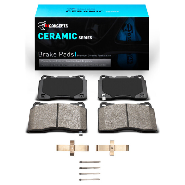R1 04-08 Acura TL Front Ceramic Brake Pads & Hardware Kit - 2310-1001-05